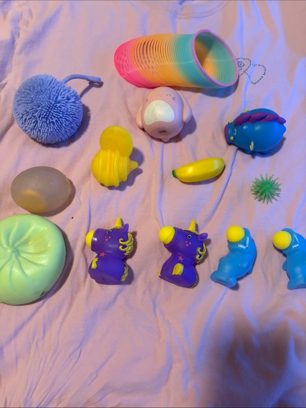 Kids Toys Assorted Sensory Fidget Pack - Purple, Blue, Yellow, Pink